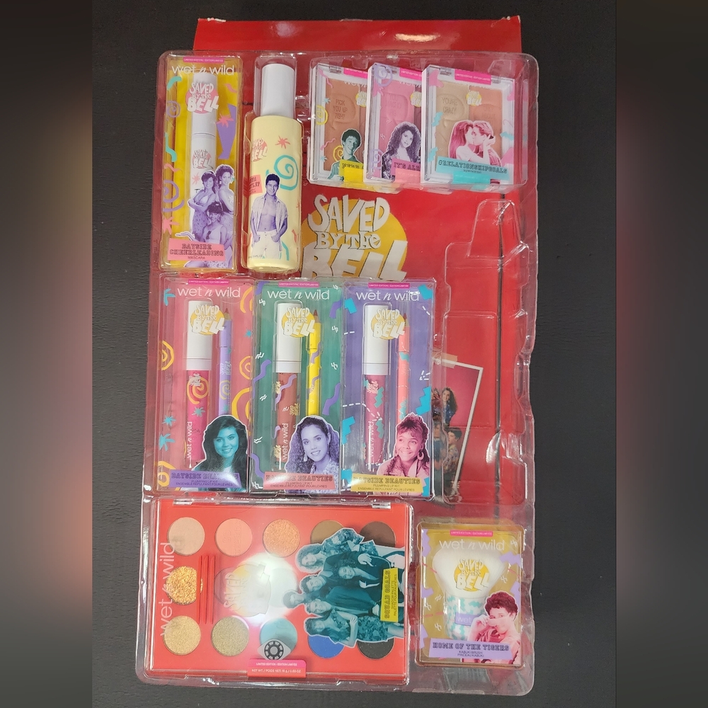 Saved By The Bell Wet N Wild Makeup Collection With Box New (Missing Brushes)
